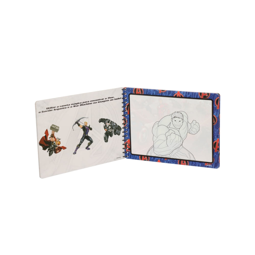 Livro Mágico Colorir Avengers - 1