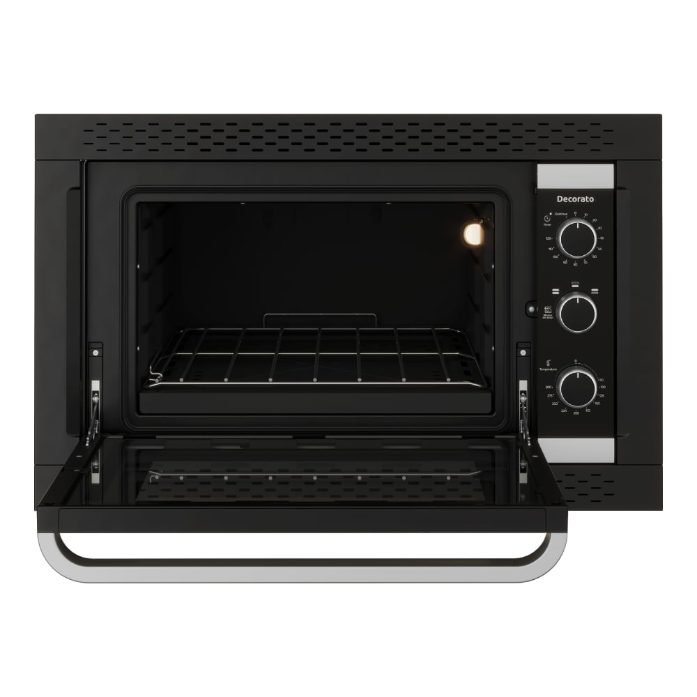 Forno Elétrico De Embutir Mueller Decorato Preto 220V - 3