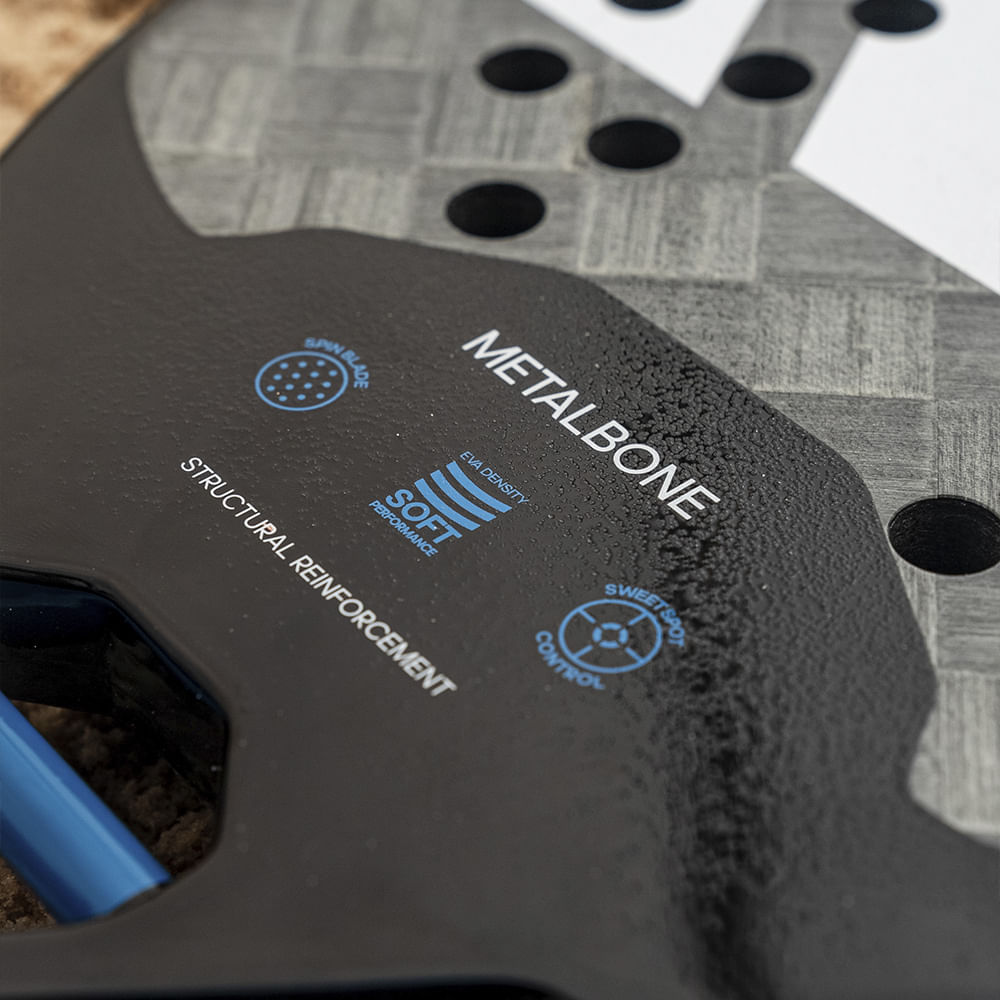 Raquete de Beach Tennis Adidas Metalbone 32 Azul - 3