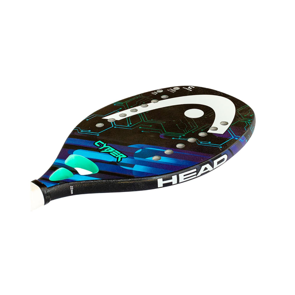 Raquete Beach Tennis Head Cyber Azul e Preto - 1