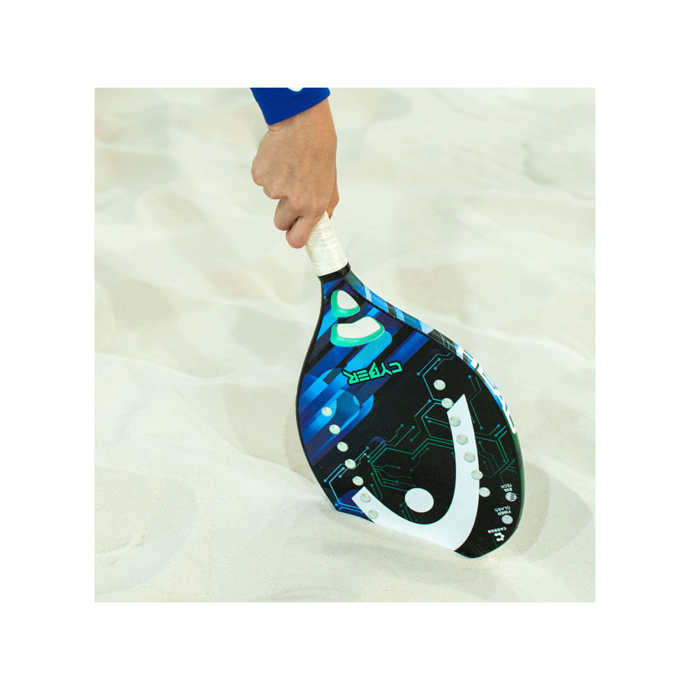 Raquete Beach Tennis Head Cyber Azul e Preto - 3