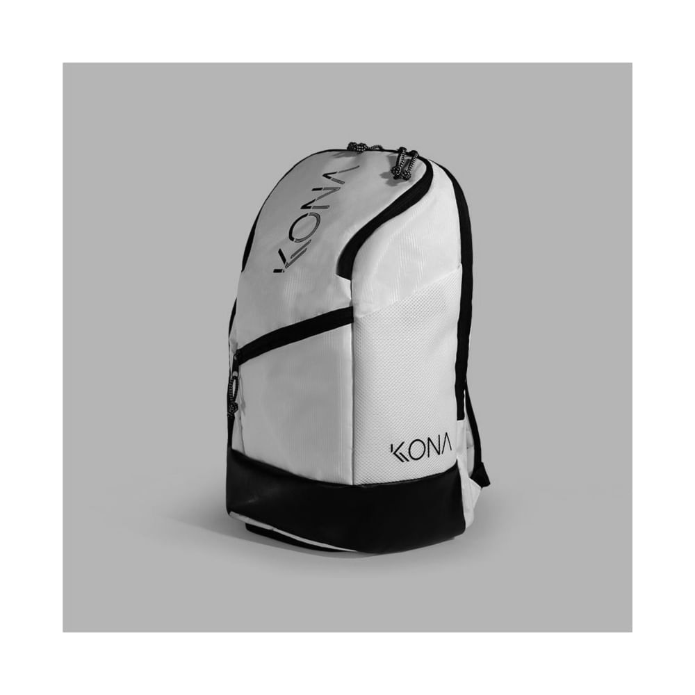 Mochila Raqueteira Beach Tennis Kona Plus Branco/Preto - 1