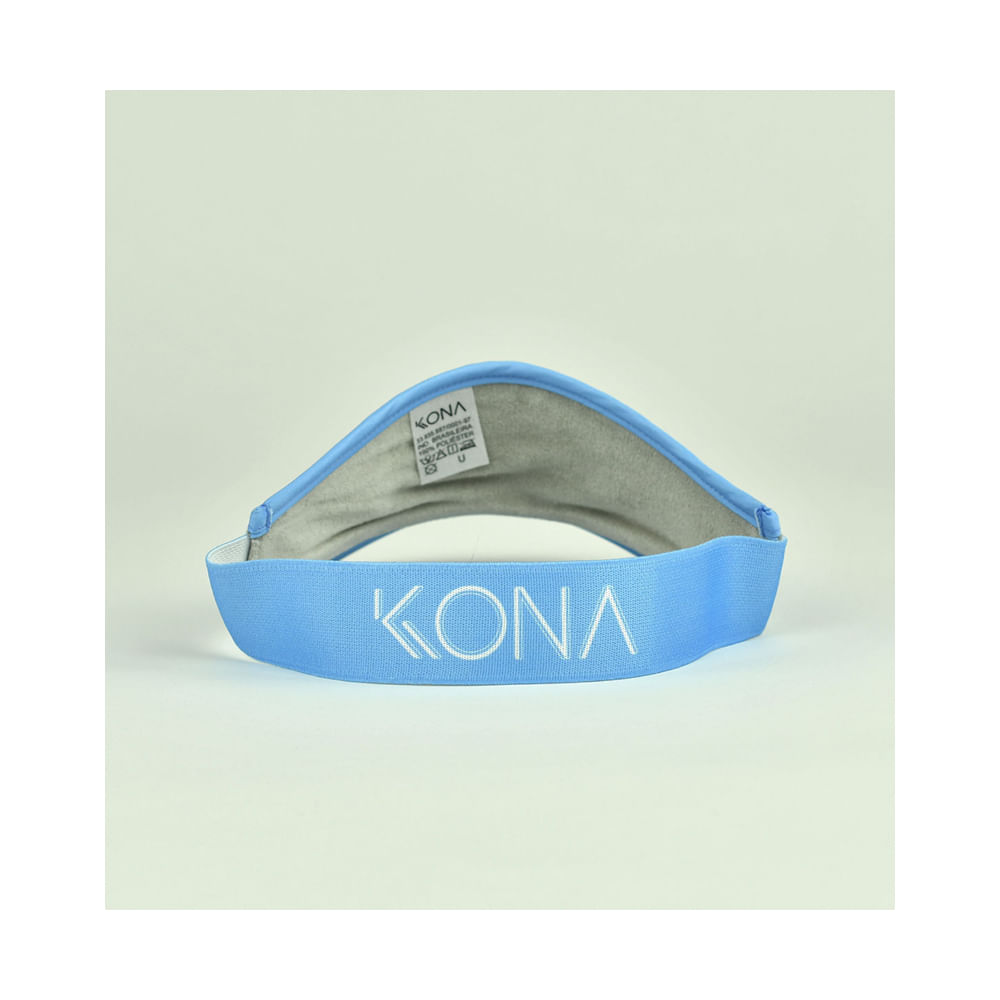 Viseira Beach Tennis Kona Kolors Aquarius Azul - Proteção UV - 3