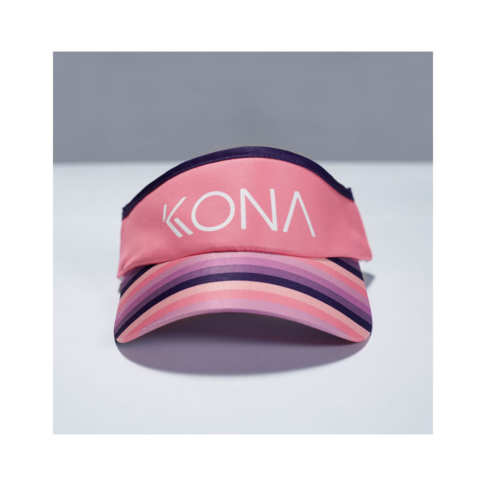 Viseira Beach Tennis Kona Sunset Stripes - Proteção UV - 1