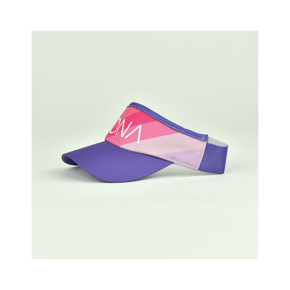 Viseira Beach Tennis Kona Team 25 Sunset Colorida - Proteção UV - 2