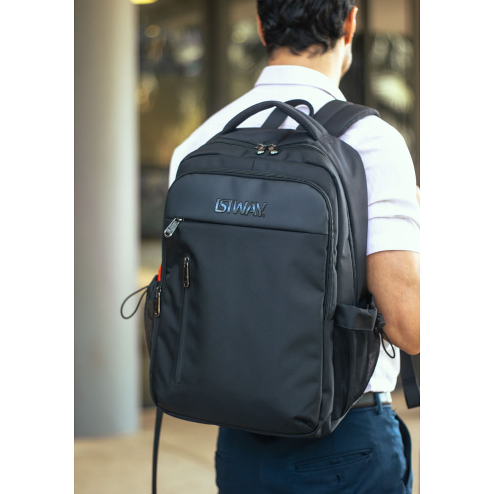 Mochila Isiway Preta - 5