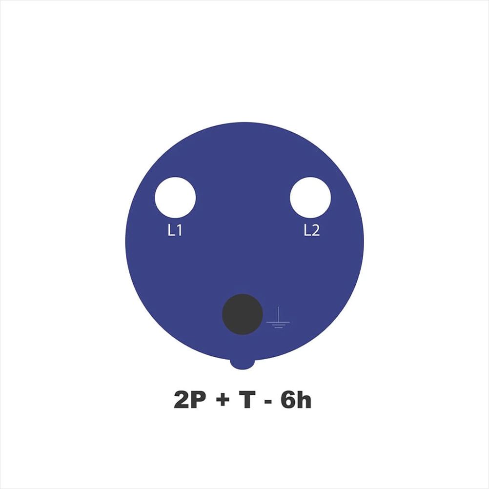 Tomada de Embutir 2P+T 16A 220-250V 6H - 1