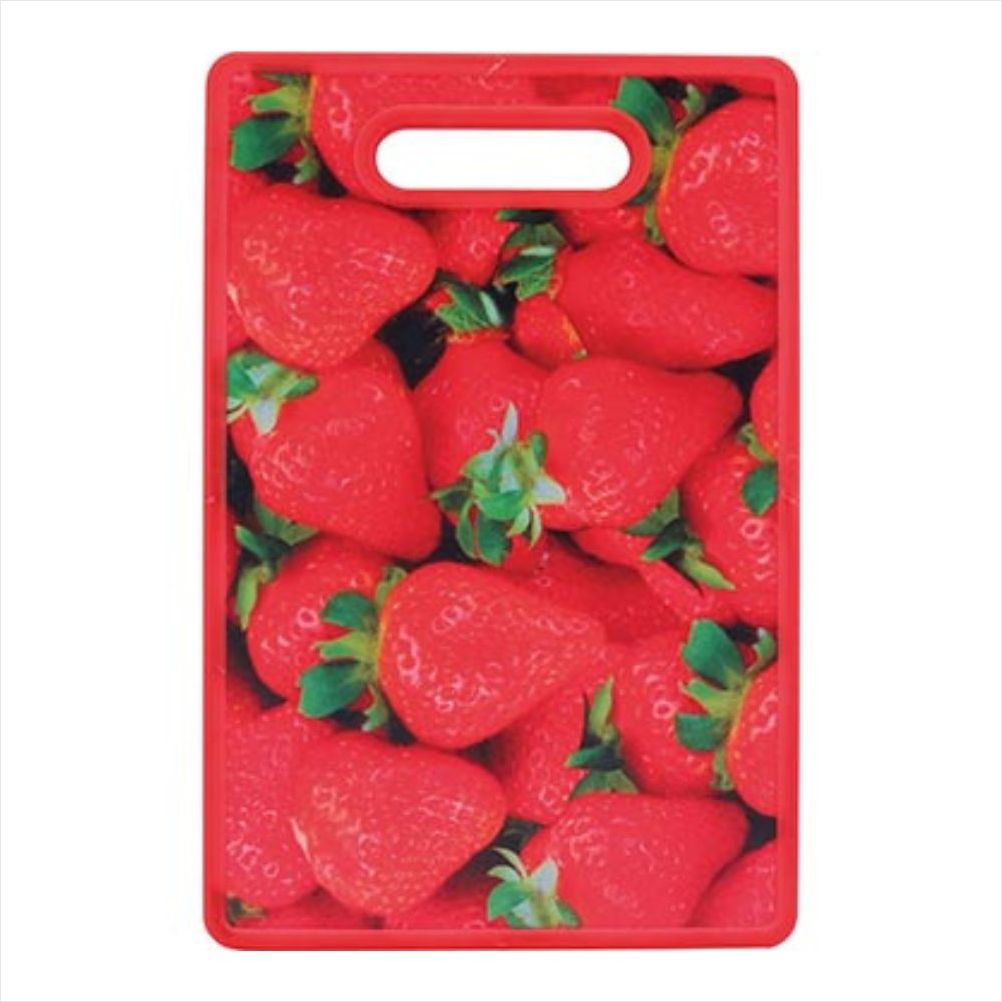 Tábua Culinária 30cm Plástico Vermelho - 1