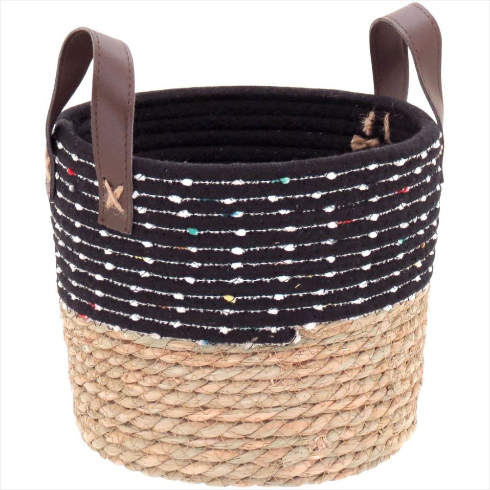 Cesta Fibra Preto 3 Peças Kigali - 3