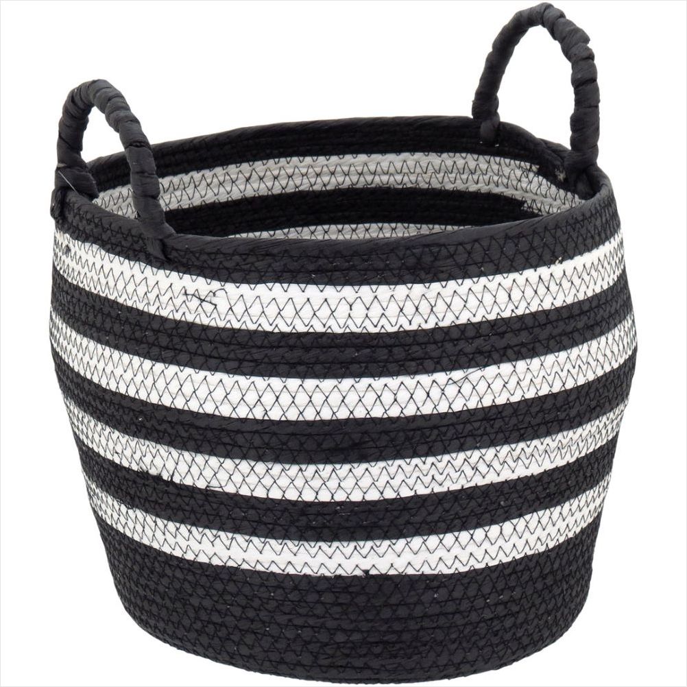 Cesta Fibra Preto 3 Peças Sawalli - 1