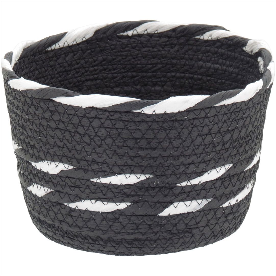 Cesta Fibra Preto 3 Peças Sawalli - 2