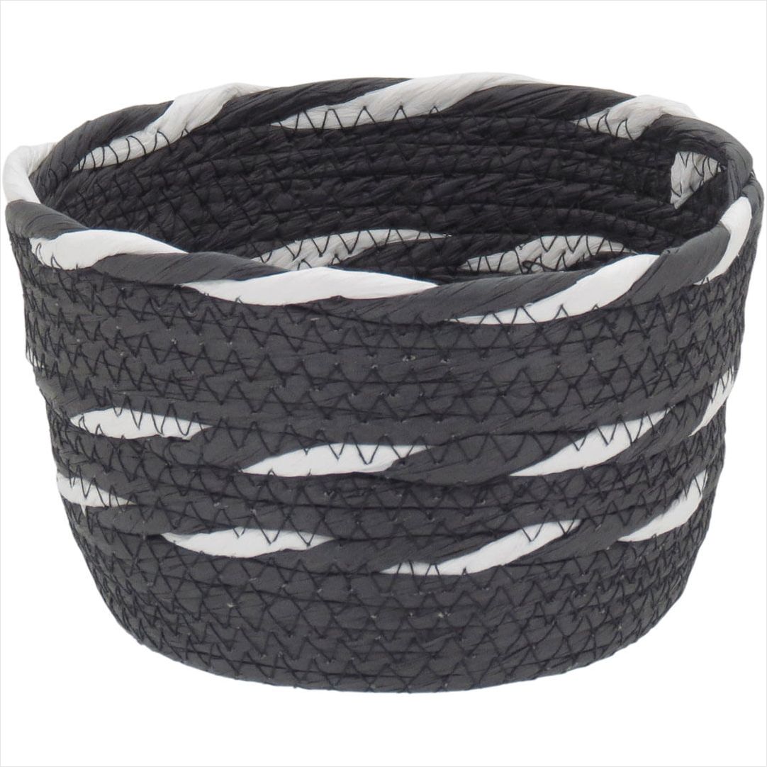 Cesta Fibra Preto 3 Peças Sawalli - 3