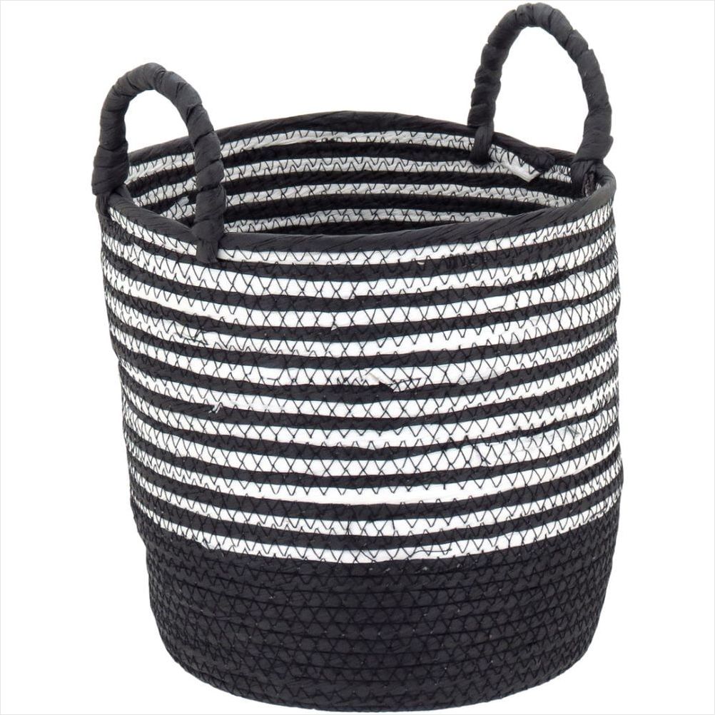 Cesta Fibra Preto 3 Peças Sawalli - 2