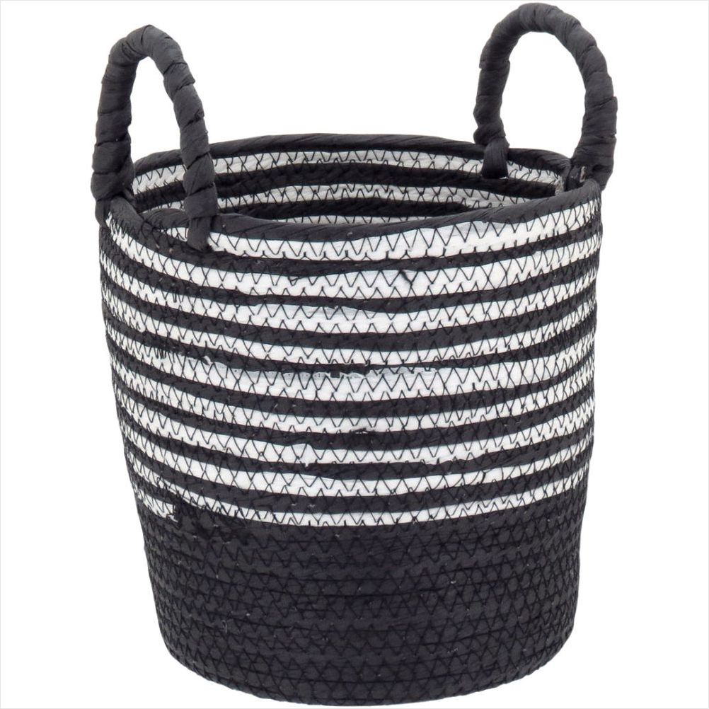 Cesta Fibra Preto 3 Peças Sawalli - 3