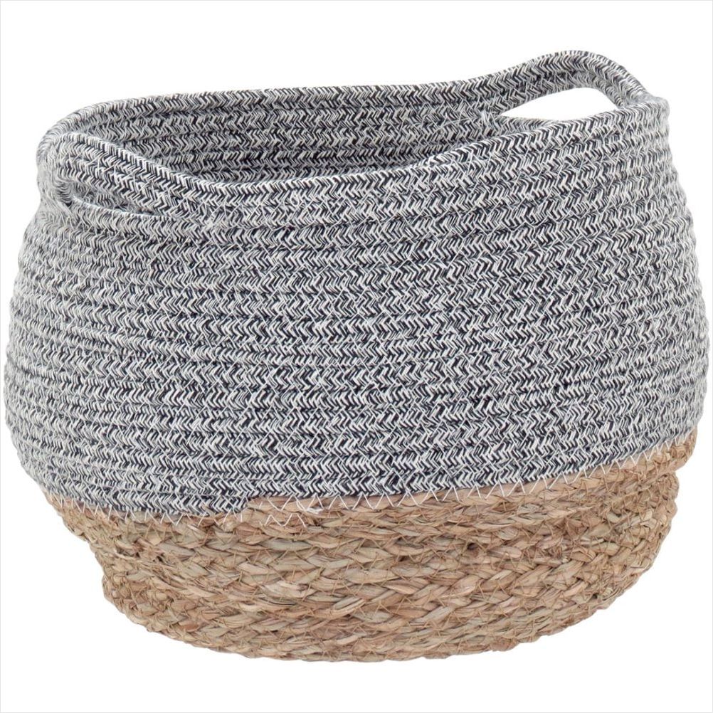 Cesta Fibra Cinza 3 Peças Kigali - 3