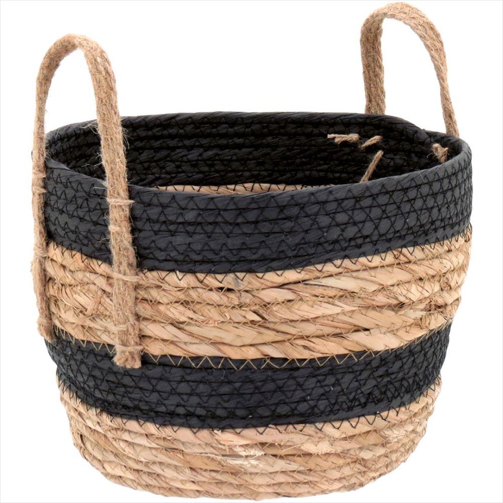 Cesta Fibra Preto 3 Peças Zagora - 3