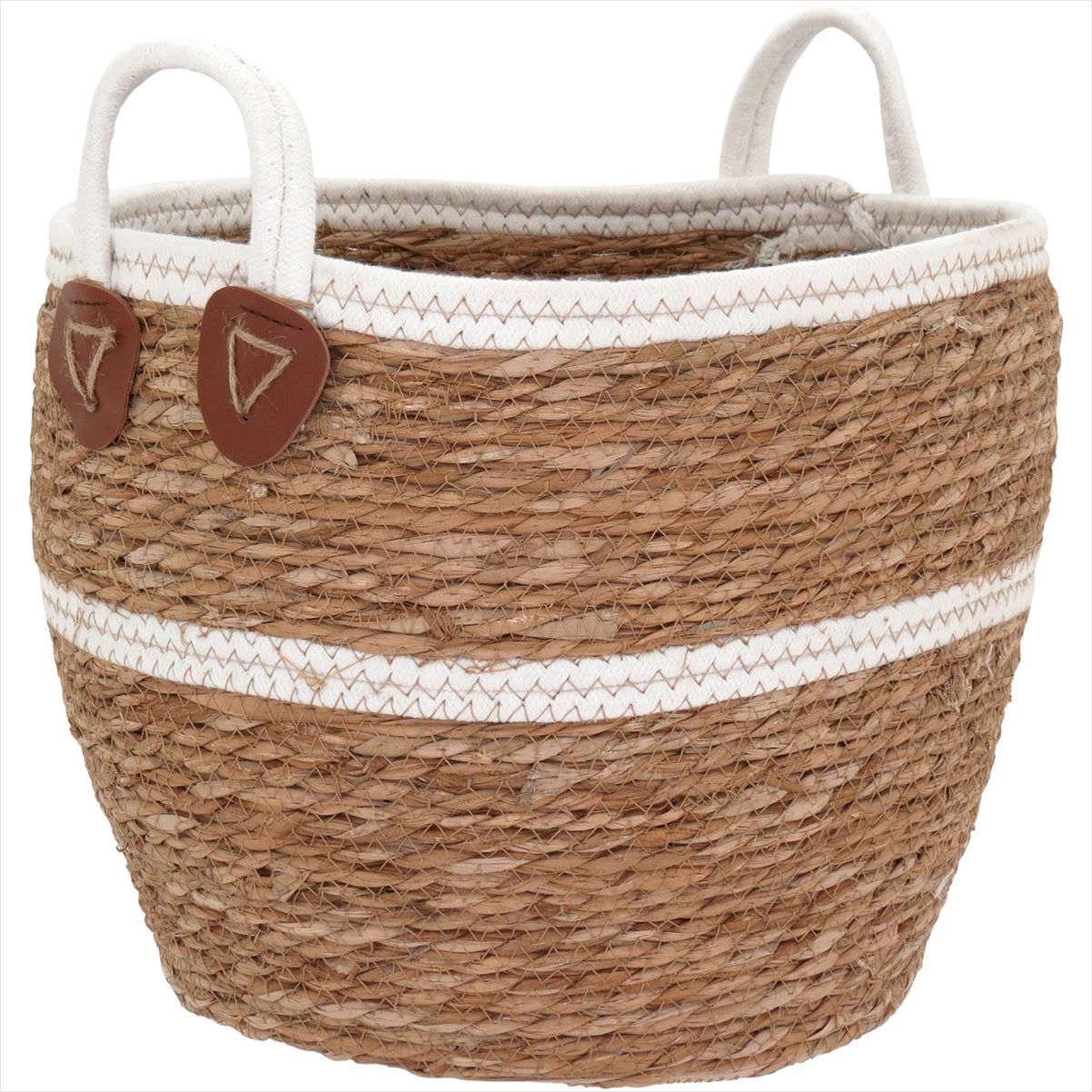 Cesta Fibra Natural 3Peças 28x33x33Cm GS - 1