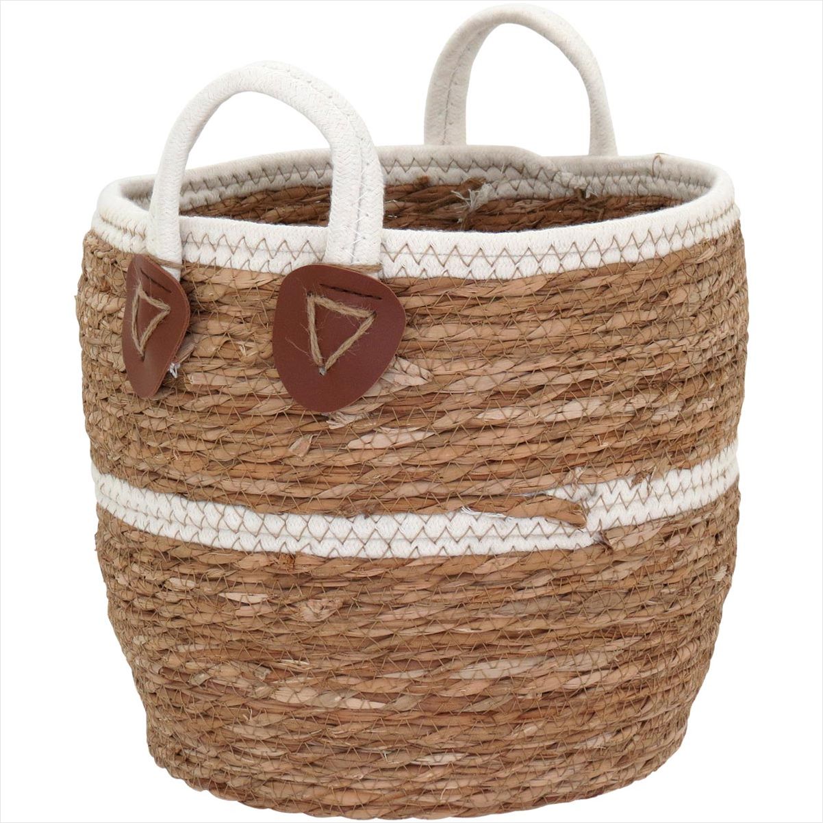 Cesta Fibra Natural 3Peças 28x33x33Cm GS - 2