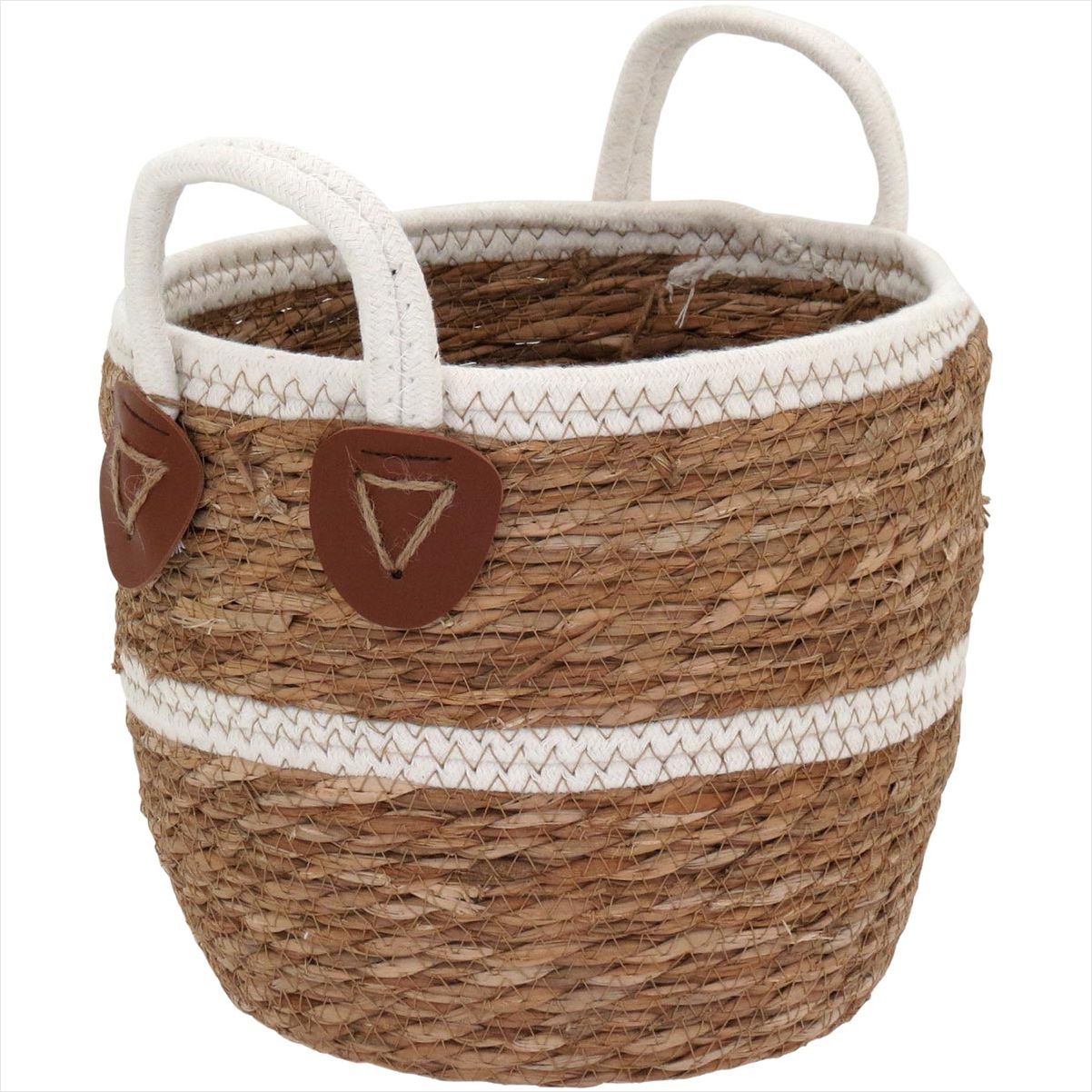 Cesta Fibra Natural 3Peças 28x33x33Cm GS - 3