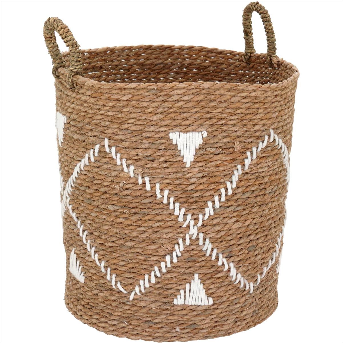 Cesta Fibra Natural 3Peças 38x38x38Cm GS - 1