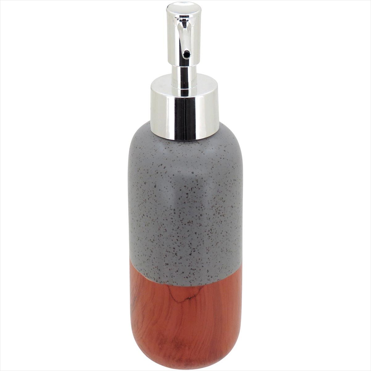 Jogo Banheiro Cerâmica Cinza 4Peças Gs - 5