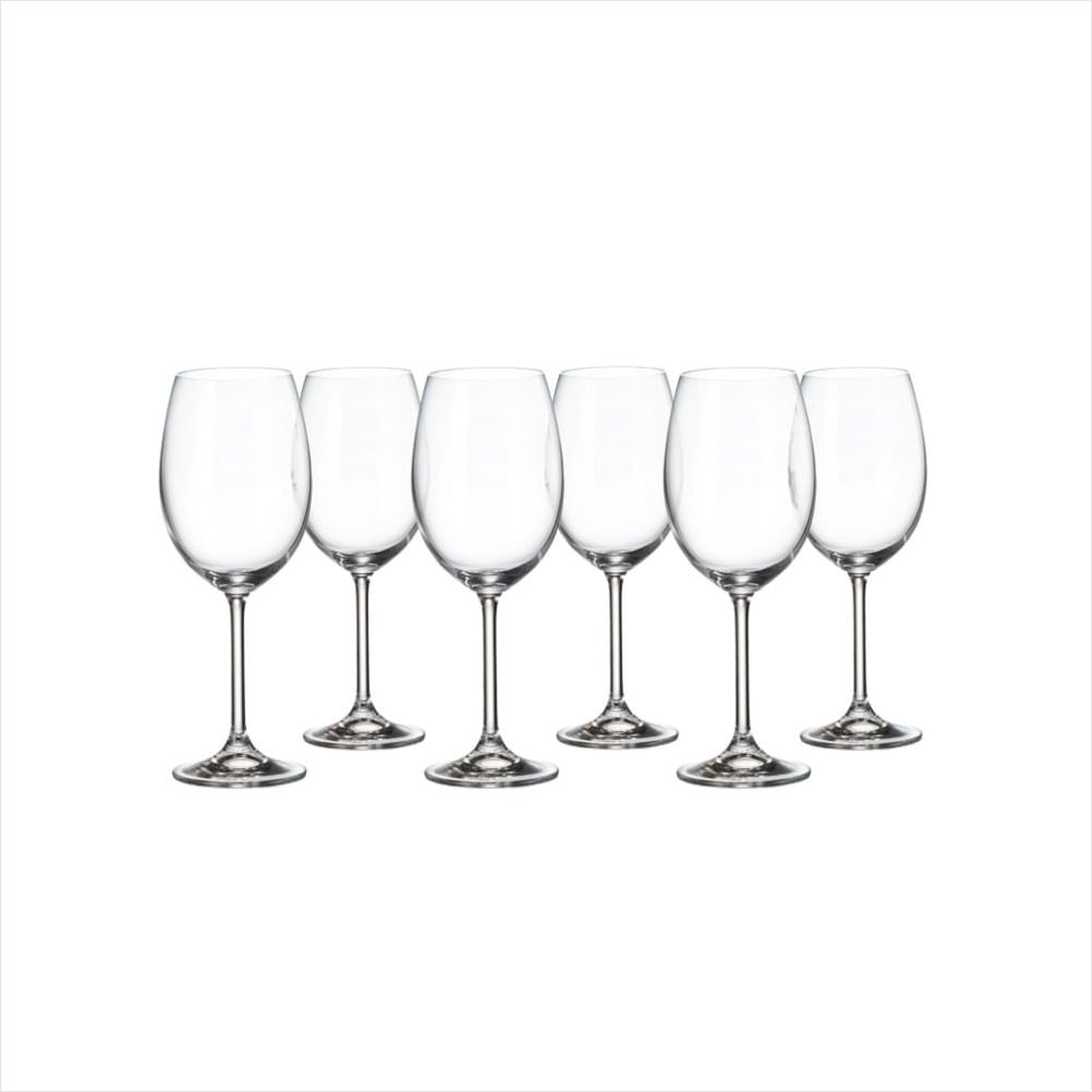 Taça  de Cristal para Vinho Tinto Gastro 450 ml 6 Peças Bohemia - 1