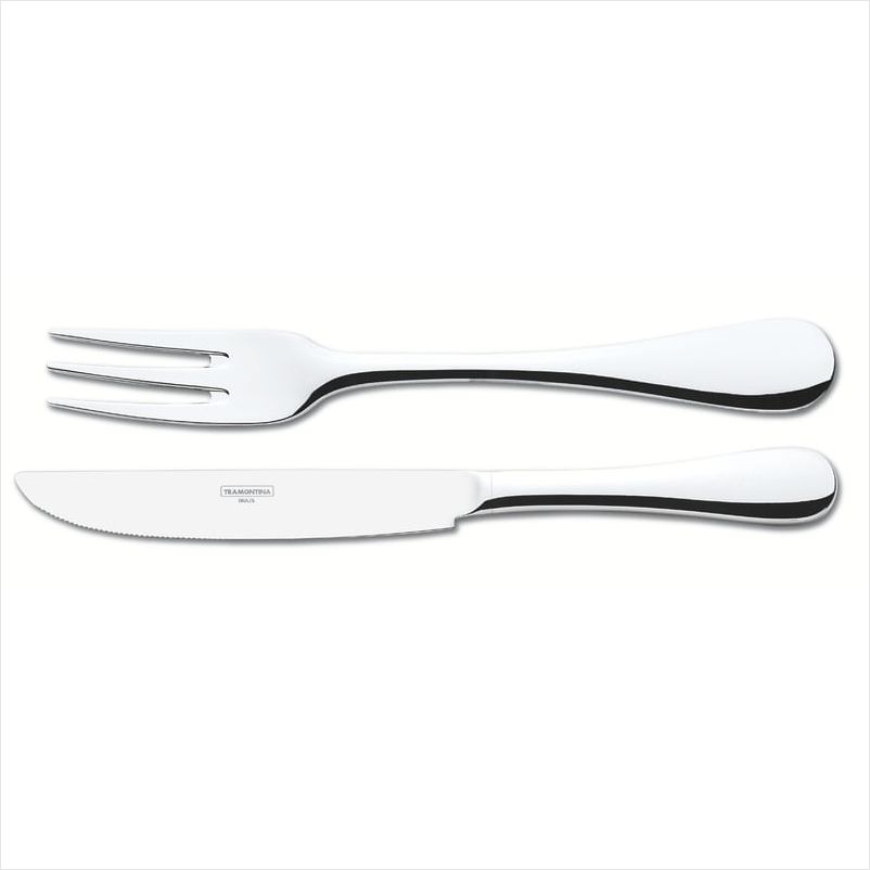 Talher Trinchante Carne Aço Inox Tramontina - 1