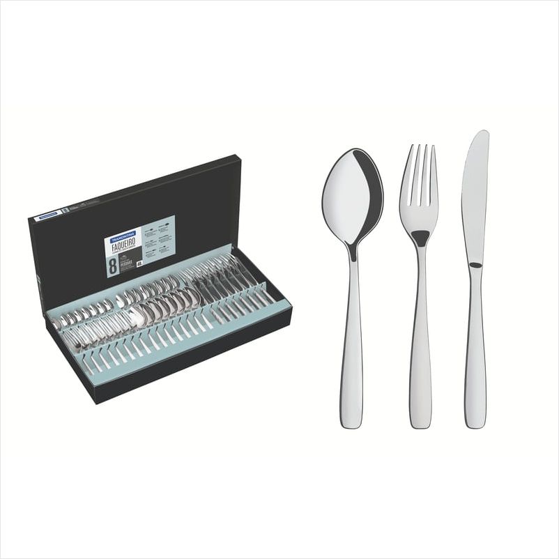 Faqueiro Aço Inox 48 Peças Amazonas Tramontina - 1