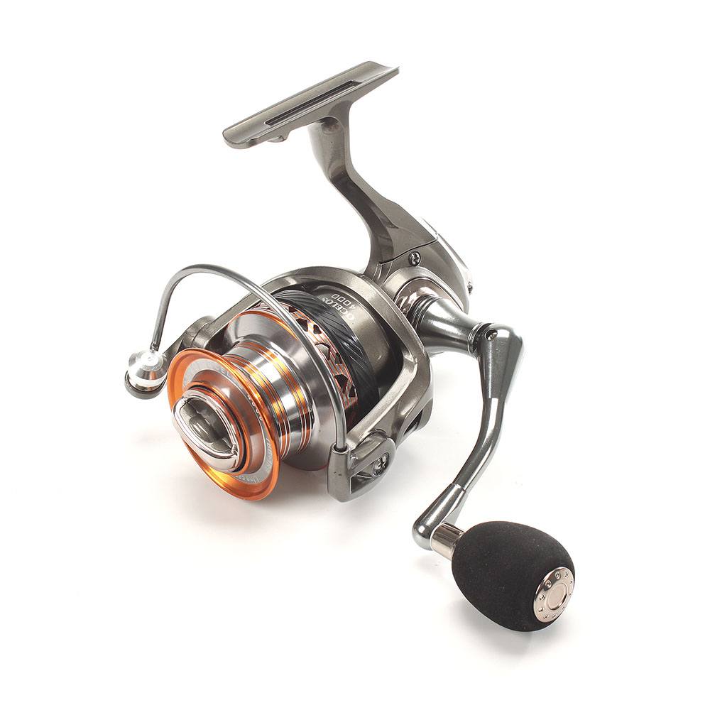 Molinete Ocelos 2000 Rolamento 7+1 1 Unidade Pesca Brasil - 3