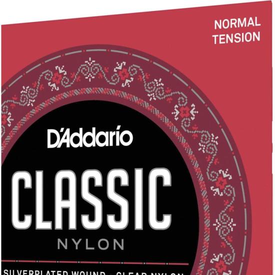 Encordoamento Violão Nylon Tensão Media Student EJ27N D Addario - 2