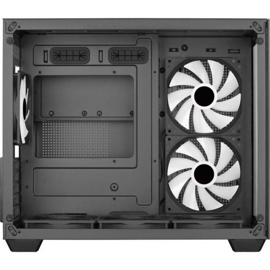 Gabinete Gamer Aerocool Dryft Preto Com 6 fans ARGB Lateral Vidro - 4