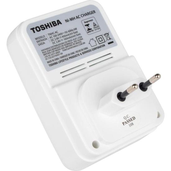 Carregador de Pilhas TNHC-6GAE4 CB (Com4 Pilhas AA 2600mAh) Toshiba - 7