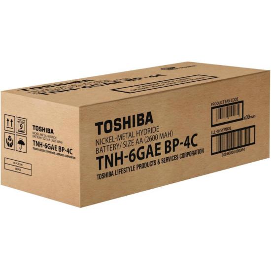 Pilha Recarregável AA 1,2v 2600mAh TNH6GAE (Com4 Pilhas) Toshiba - 9