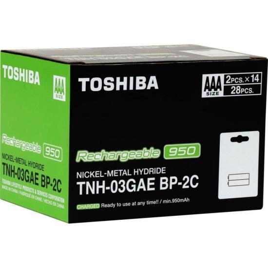Pilha Recarregável AAA 1,2v 950mAh TNH03GAE (Com2 Pilhas) Toshiba - 8