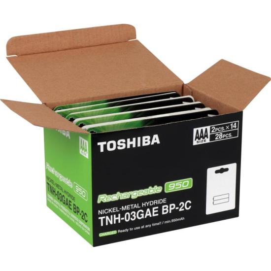 Pilha Recarregável AAA 1,2v 950mAh TNH03GAE (Com2 Pilhas) Toshiba - 9