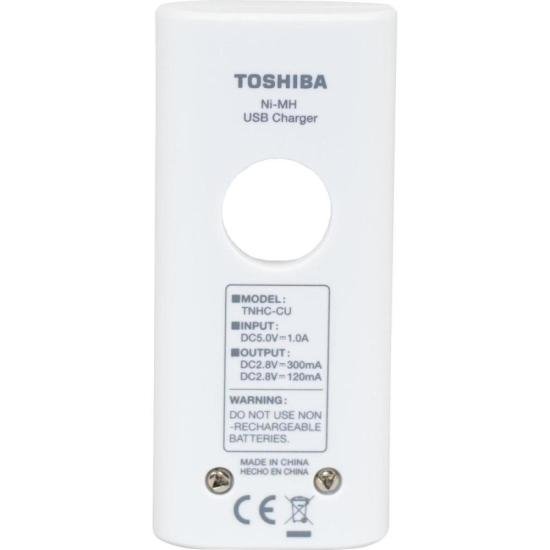 Carregador de Pilha USB TNHC-6GME2 CB (Com2 Pilhas AA 2000 MAh) Toshiba - 4