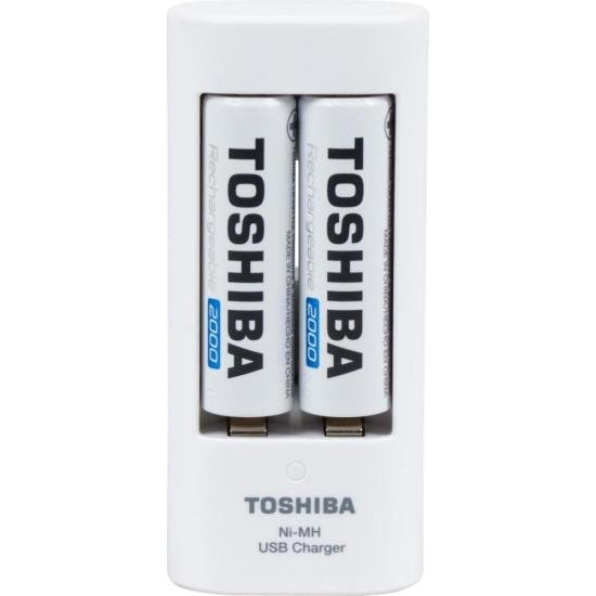 Carregador de Pilha USB TNHC-6GME2 CB (Com2 Pilhas AA 2000 MAh) Toshiba - 7