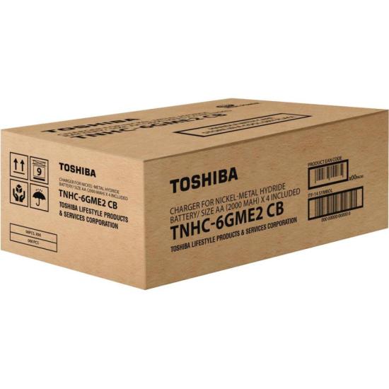 Carregador de Pilha USB TNHC-6GME2 CB (Com2 Pilhas AA 2000 MAh) Toshiba - 8