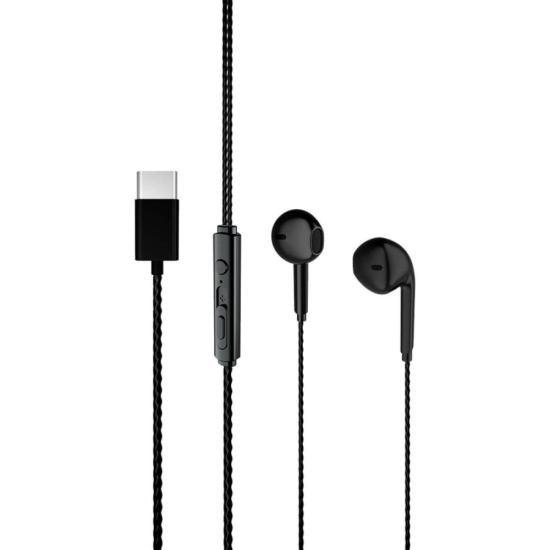 Fone de Ouvido Lecoo EH104 USB-C Preto - 2