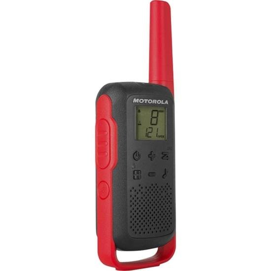 Rádio Comunicador Talkabout Motorola T210BR 32km Vermelho/Preto PAR / 2 - 2