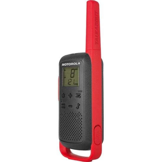 Rádio Comunicador Talkabout Motorola T210BR 32km Vermelho/Preto PAR / 2 - 3