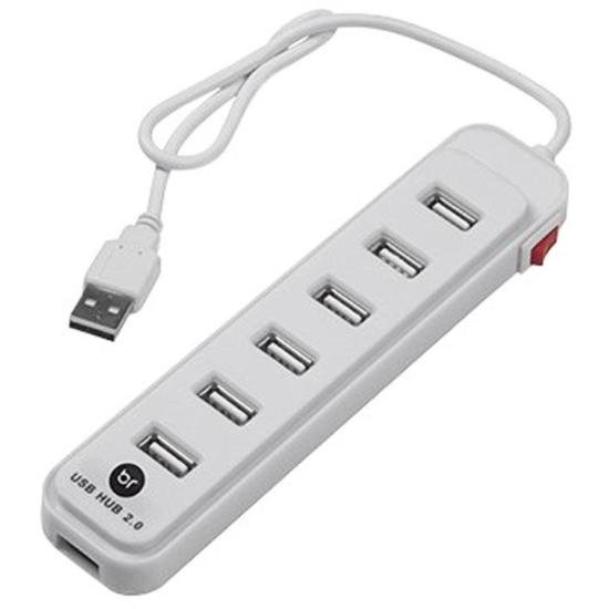 Hub 7 Portas Bright Branco - 2