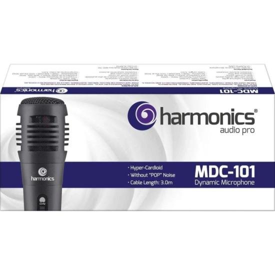 Microfone Harmonics MDC101 Dinâmico Supercardióide Preto - 4