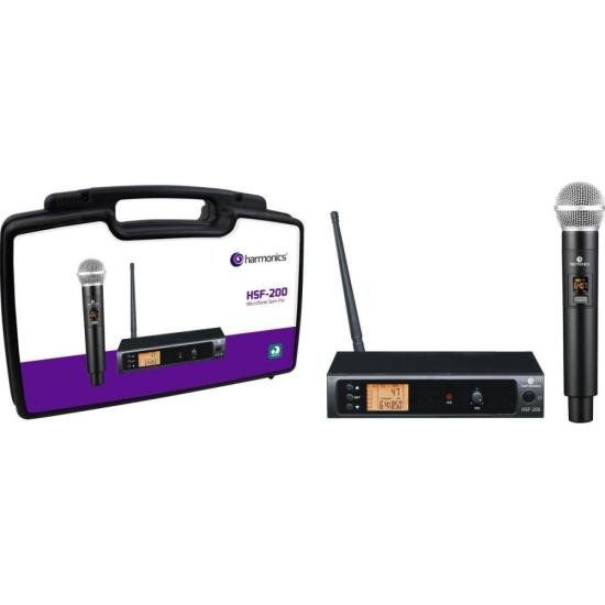 Microfone Sem Fio Harmonics HSF-200 Simples - 3