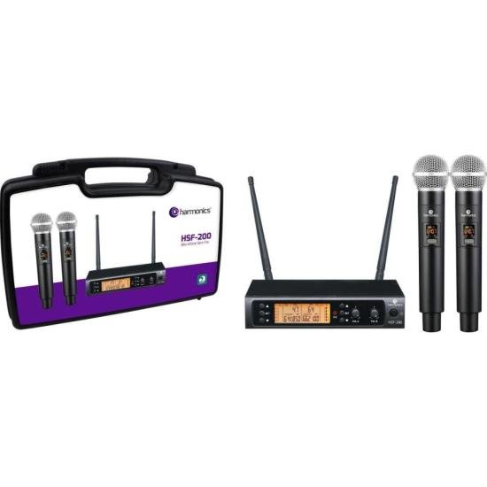 Microfone Sem Fio Harmonics HSF-200 Duplo - 4