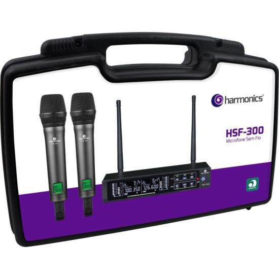 Microfone Sem Fio Harmonics HSF-300 Duplo - 3