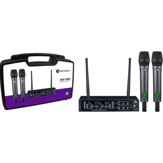 Microfone Sem Fio Harmonics HSF-300 Duplo - 4