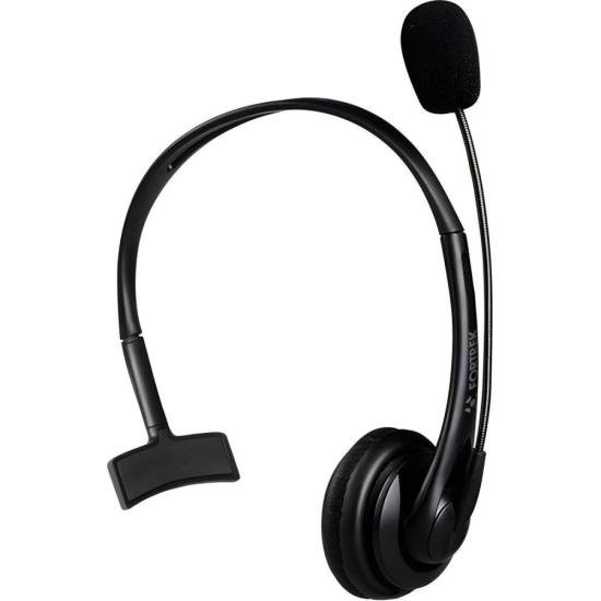 Headset Office Fortrek FK 731A USB Preto - 1