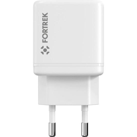 Carregador Universal DUAL USB-C e USB-A Fortrek FK 110B - 1