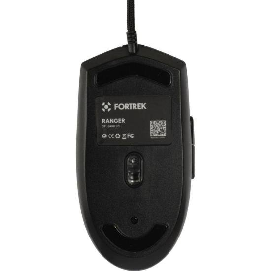 Kit Teclado e Mouse Gamer Fortrek Ranger Rainbow RGB Grafite - 7